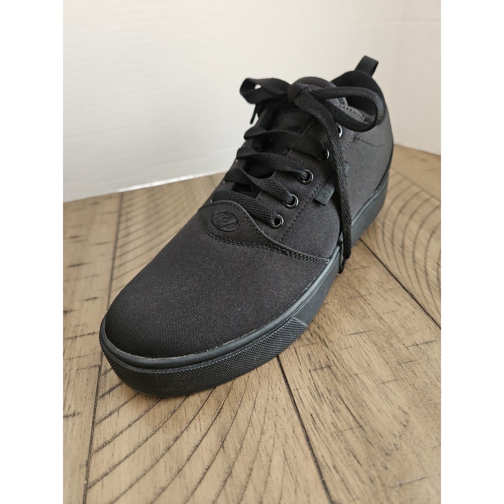Heelys Pro 20 Shoes Men 8 Black Skate Wheels Streetwear Sporty Outdoor Lace Up